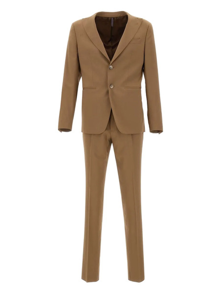  Santaniello Wool Suit - Brown 
