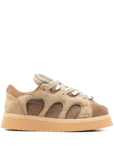  Santha Cut-out Sneakers - Neutrals 