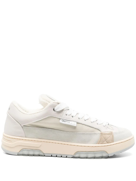  Santha Panelled Sneakers - Neutrals 