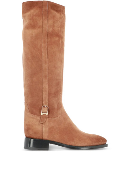  Santoni Buckle Boots - Brown 