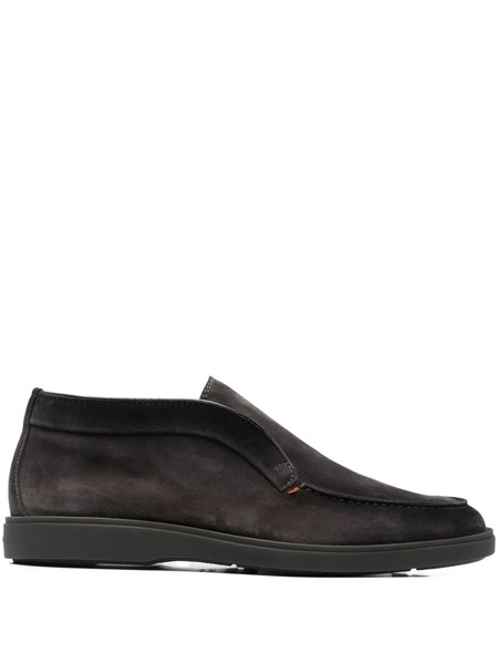  Santoni Dragon Suede Boots - Grey 