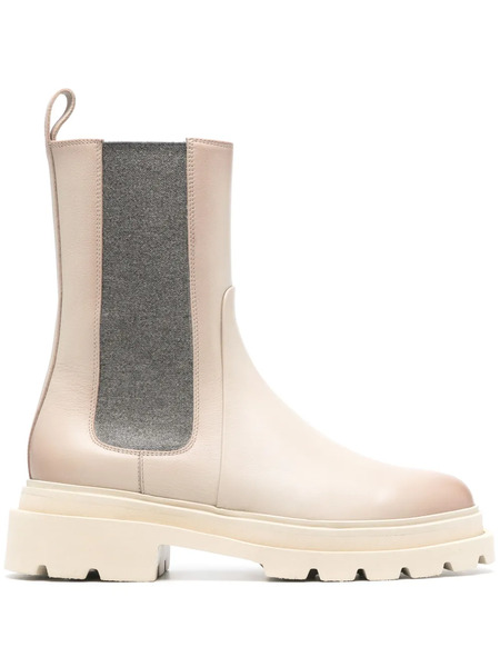 Santoni Forester Chelsea Boots - Neutrals 