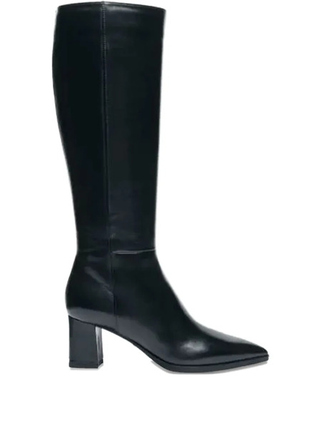  Santoni Pointed Boots - Black 