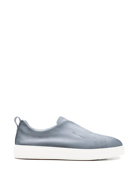  Santoni Pull-tab Sneakers - Blue 