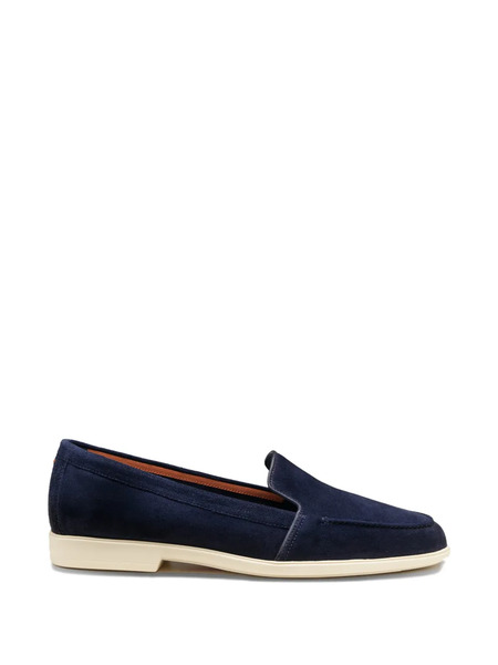  Santoni Round-toe Loafers - Blue 