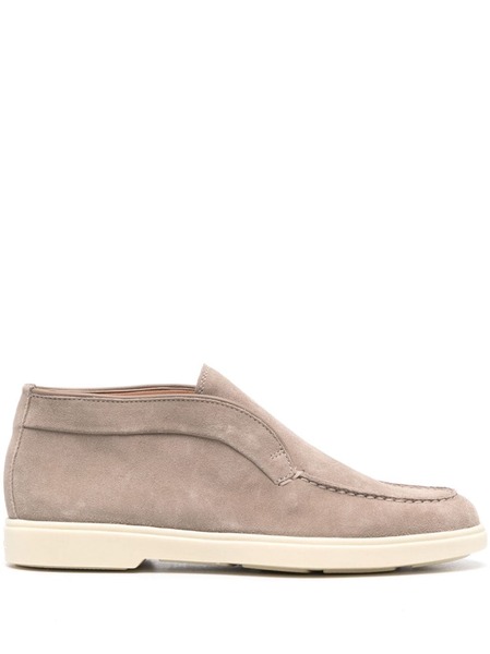  Santoni Suede Boots - Brown 