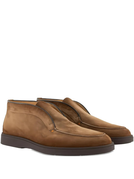  Santoni Suede Boots - Brown 