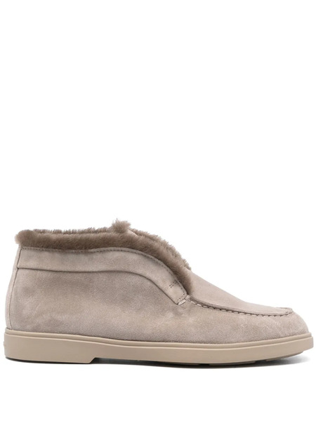  Santoni Suede Boots - Neutrals 