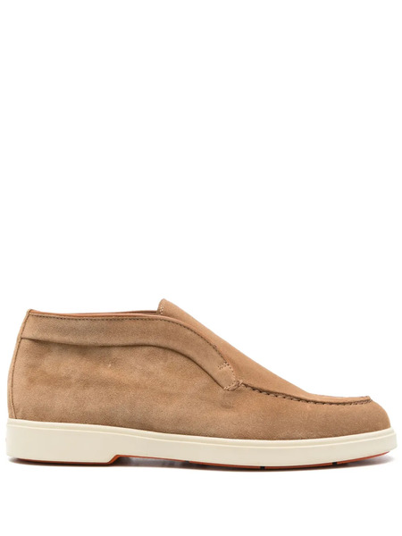  Santoni Suede Boots - Neutrals 