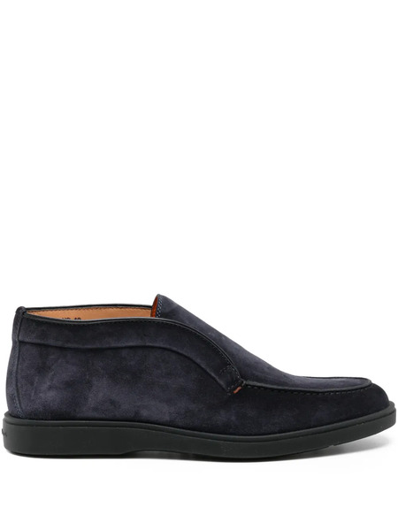  Santoni Suede Desert Boots - Blue 