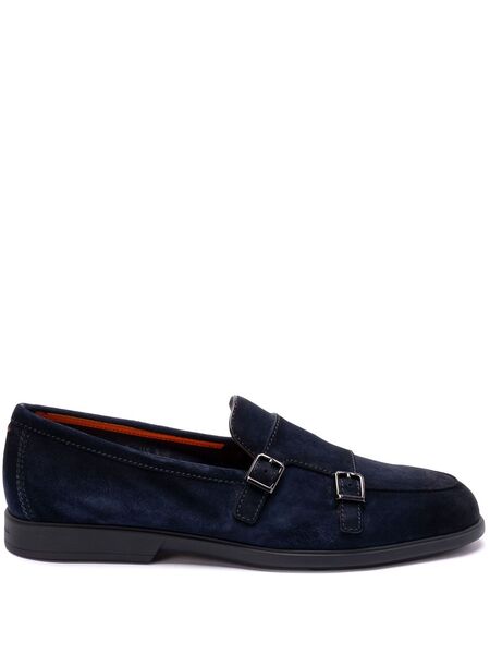  Santoni Suede Loafers - Blue 