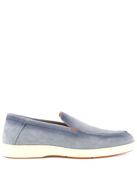  Santoni Suede Loafers - Blue 