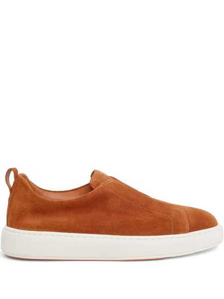  Santoni Suede Sneakers - Brown 