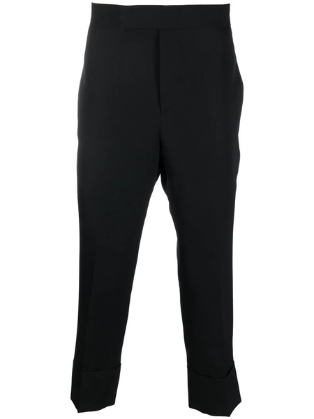  Sapio Cropped Wool Trousers - Black 