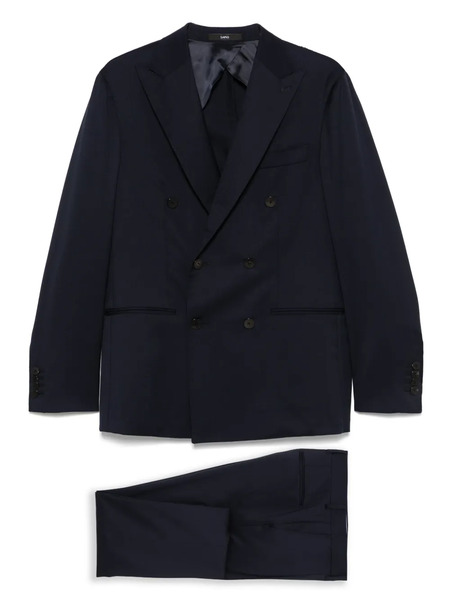 Sapio Double-breasted Suit - Blue 