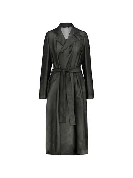  Sapio Double-breasted Trench Coat - Black 