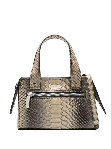  Sapio Mini Pitone Tote Bag - Neutrals 