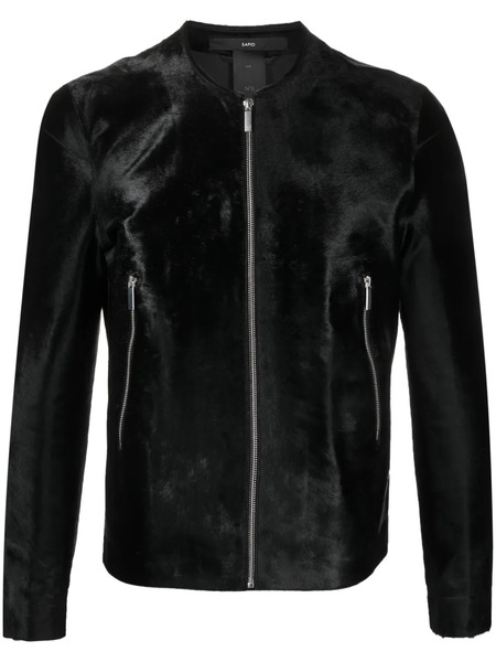  Sapio N6 Leather Jacket - Black 