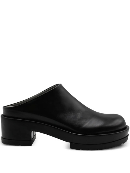  Sapio N18 Leather Mules - Black 
