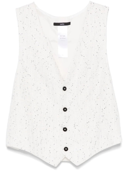  Sapio Nº12a Waistcoat - White 