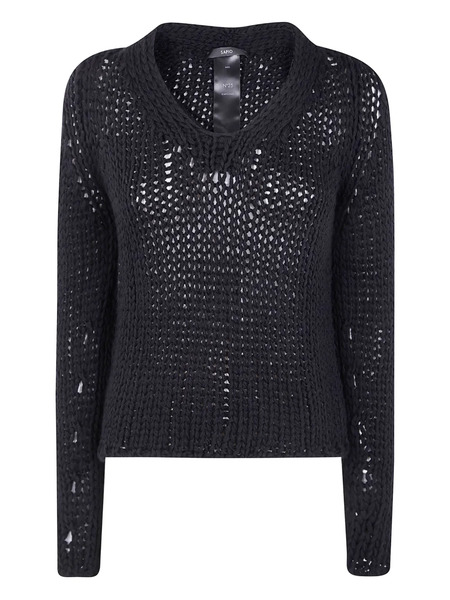  Sapio Open Knit Sweater - Black 