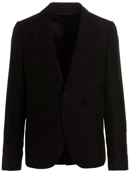  Sapio Peak Lapels Blazer - Black 