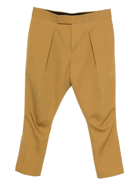  Sapio Pleated Gabardine Trousers - Brown 
