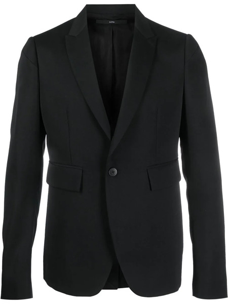  Sapio Single-breasted Blazer - Black 