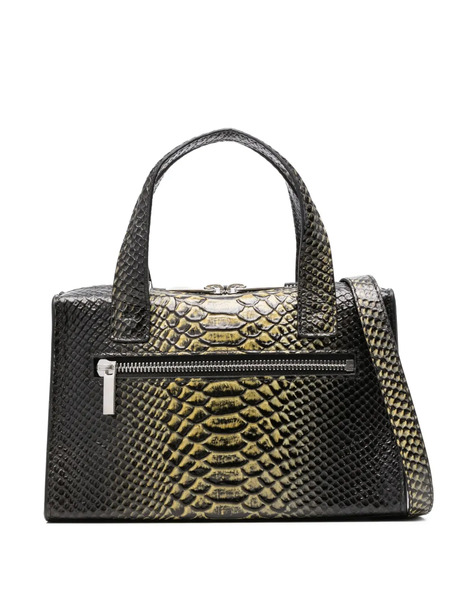  Sapio Small Pitone Tote Bag - Black 
