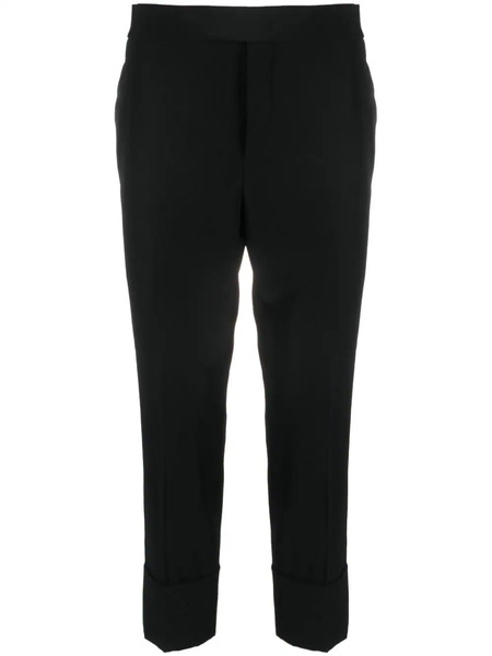  Sapio Straight-leg Cropped Trousers - Black 