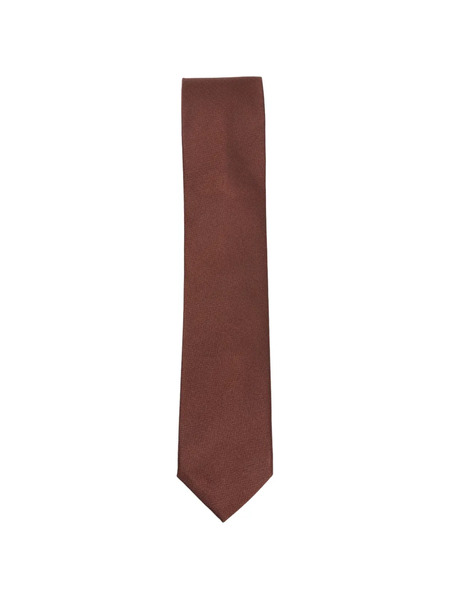  Sapio Textured Tie - Brown 