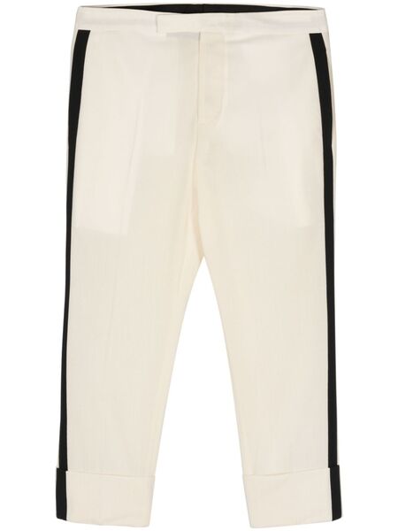  Sapio Wool Tailored Trousers - White 