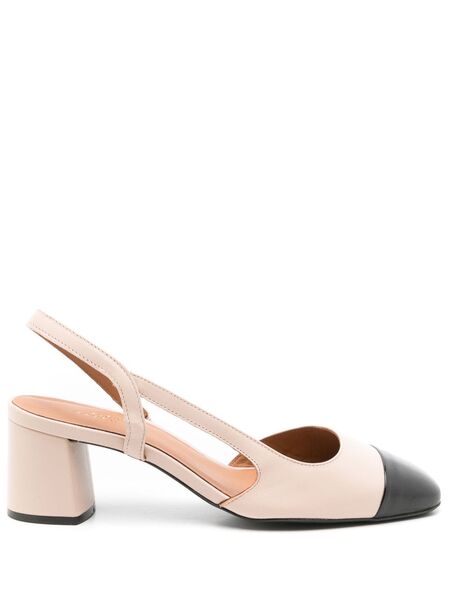  Sarah Chofakian Coucou 65mm Slingback Pumps - Neutrals 