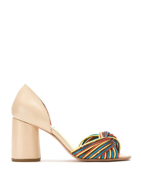  Sarah Chofakian Leather Pumps - Neutrals 