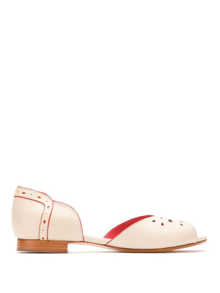  Sarah Chofakian Leather Sandals - Neutrals 
