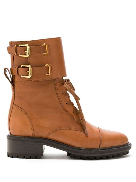 Sarah Chofakian Sarah Leather Boots - Brown 