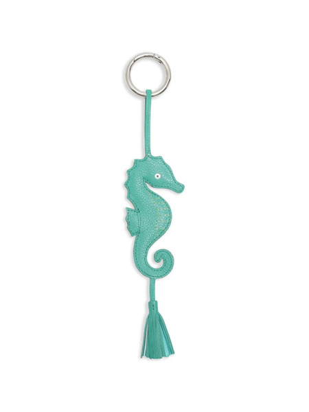  Sarah Chofakian Seahorse Keyring - Green 
