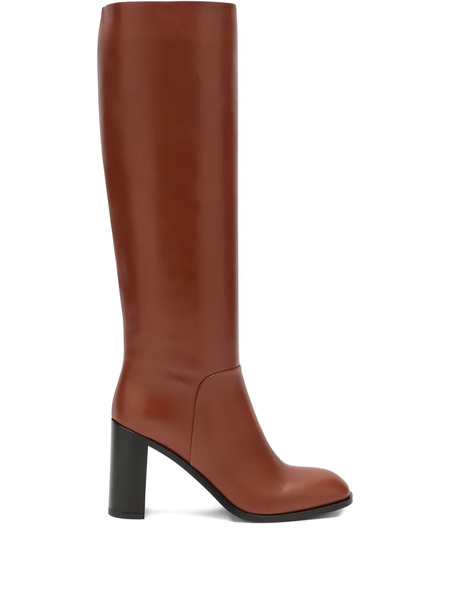  Sartore 90mm Leather Knee-high Boots - Brown 