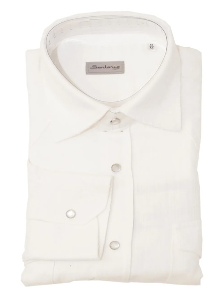  Sartorio Napoli Button-fastening Shirt - White 