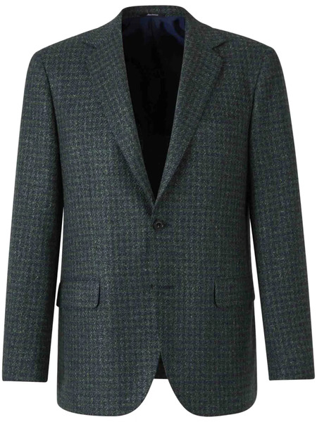  Sartorio Napoli Checked Blazer - Green 