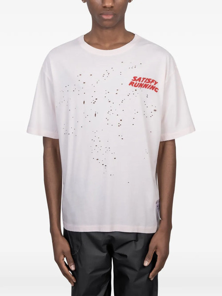  Satisfy Distressed T-shirt - White 
