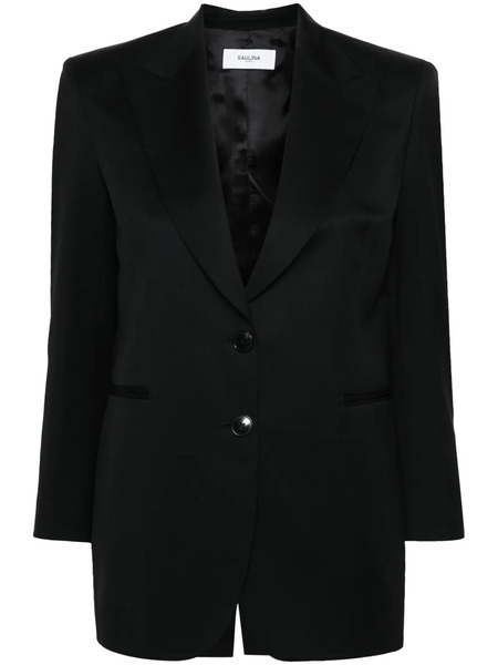  Saulina Agnese Wool Blazer - Black 