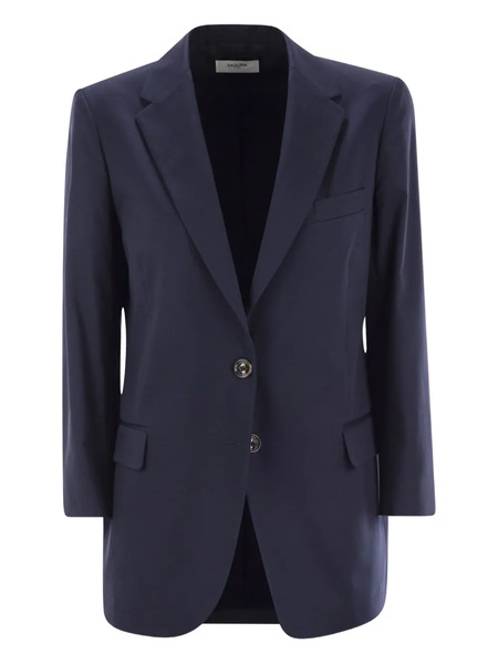  Saulina Antonia Single-breasted Blazer - Blue 