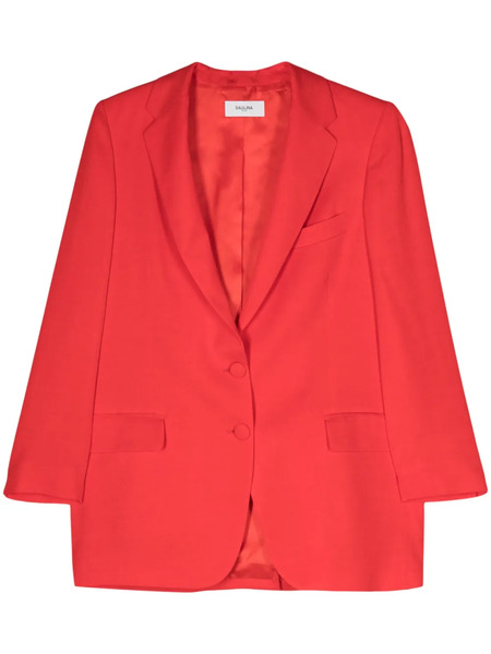  Saulina Antonia Single-breasted Blazer - Red 