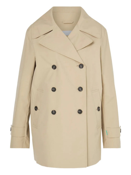  Save The Duck Double-breasted Buttoned Coat - Neutrals 