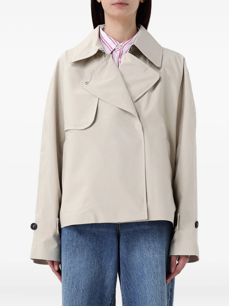  Save The Duck Greta Zip-up Trench Jacket - Neutrals 