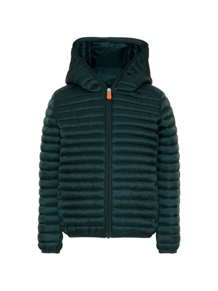  Save The Duck Kids Hooded Jacket - Green 