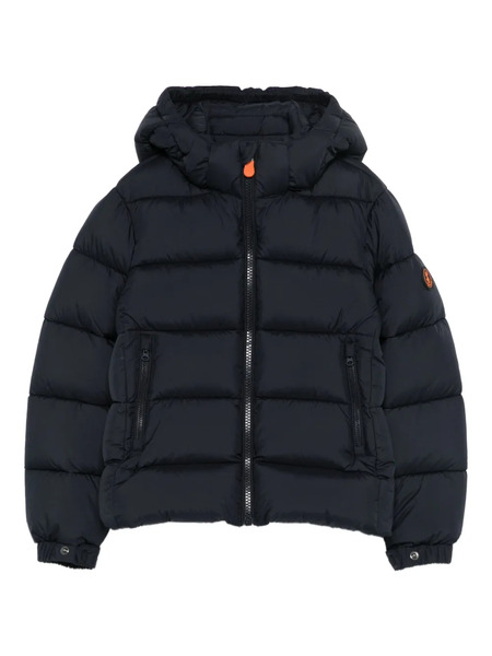 Save The Duck Kids Hooded Padded Jacket - Blue 