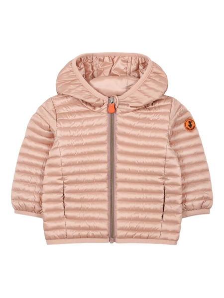  Save The Duck Kids Hooded Padded Jacket - Neutrals 