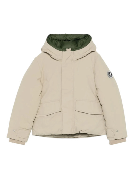  Save The Duck Kids Hooded Padded Jacket - Neutrals 
